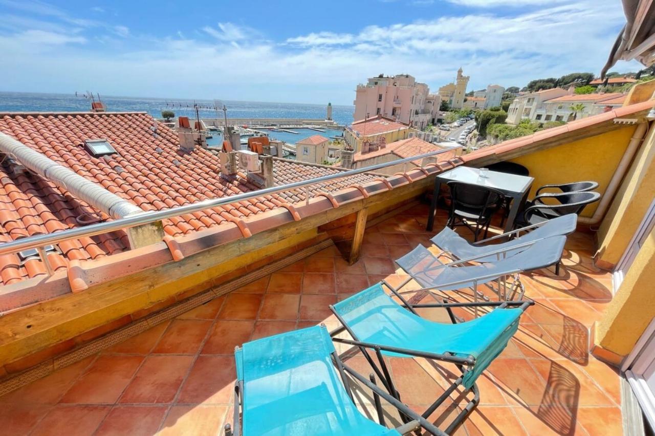 La Perle De Cassis - Terrace With Sea View Apartment Exterior foto