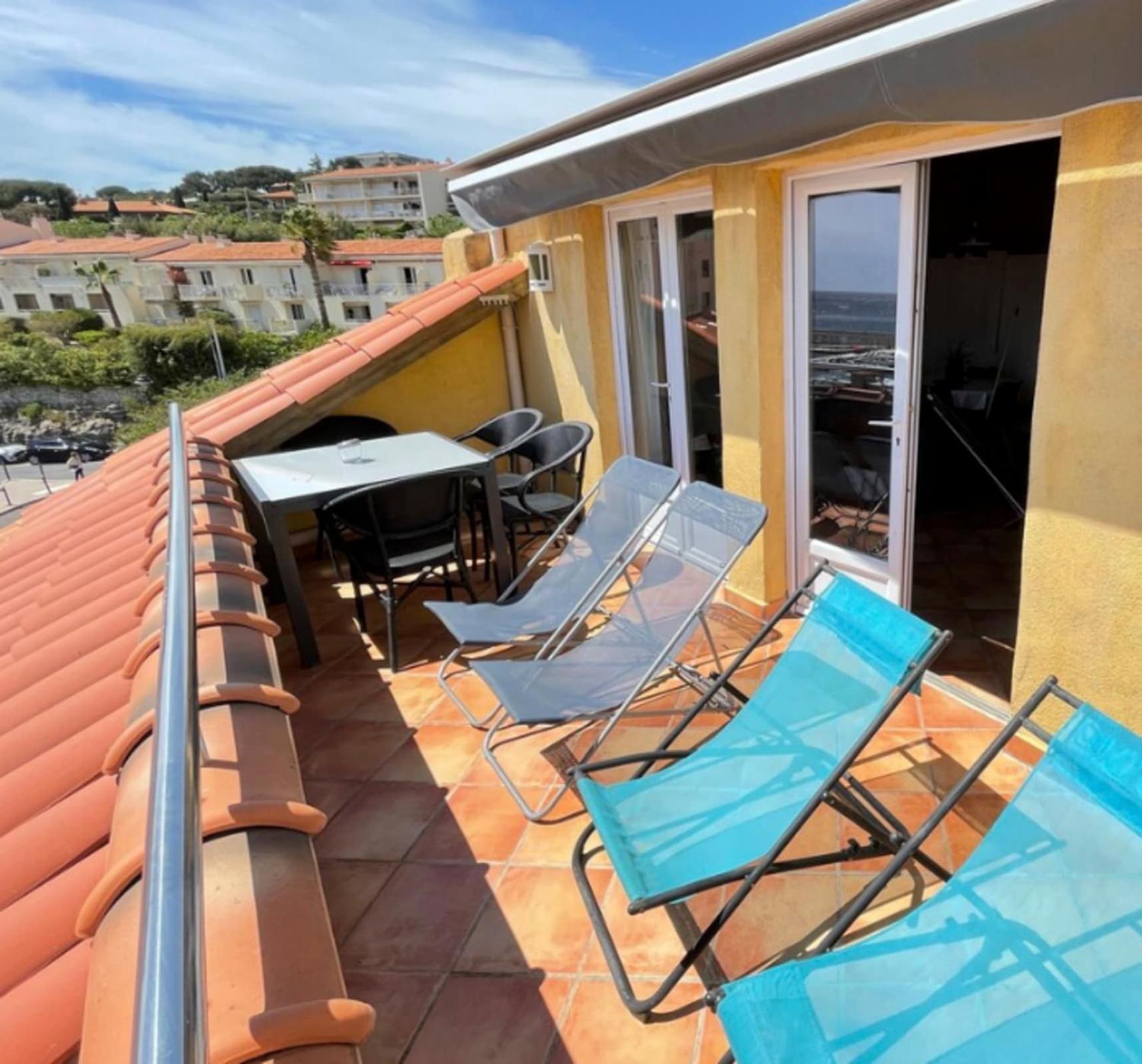 La Perle De Cassis - Terrace With Sea View Apartment Exterior foto